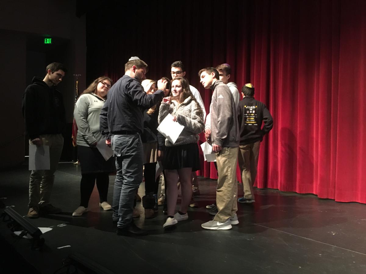 10th Grade AP English class taught by Scheiber teacher Zsolt Martha