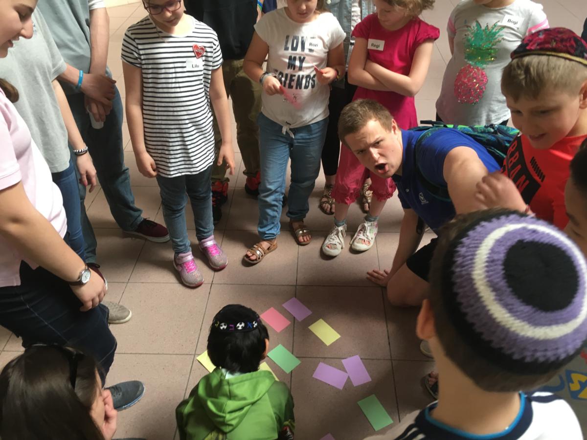 Limmud students teaching the younger grades