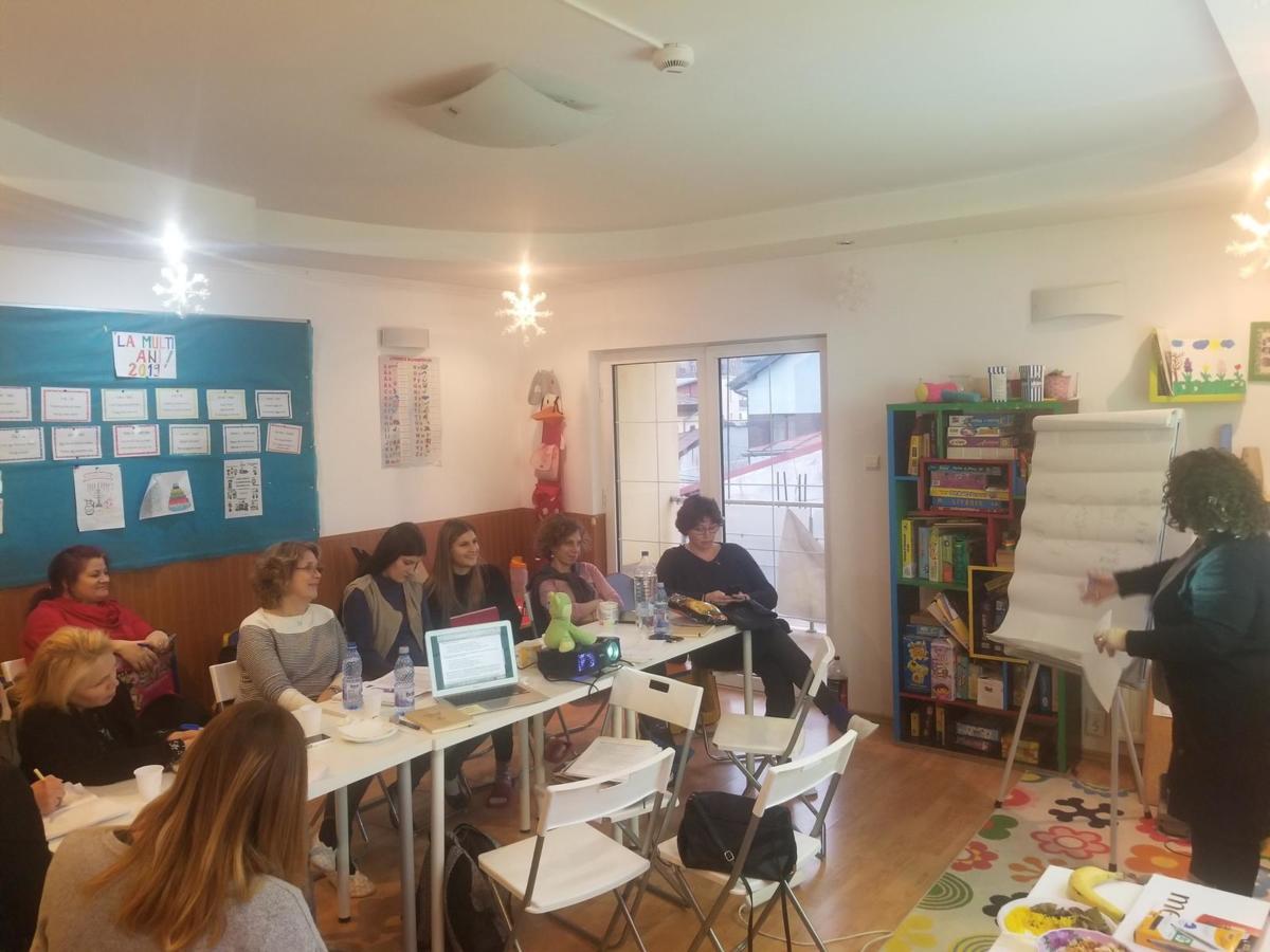 European educators in session attend a mini conference