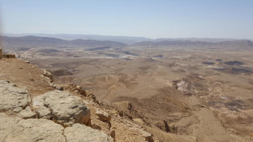Famous landmark at Yeruham, Israel called The Large Crator (Hamichtash Hagadol)