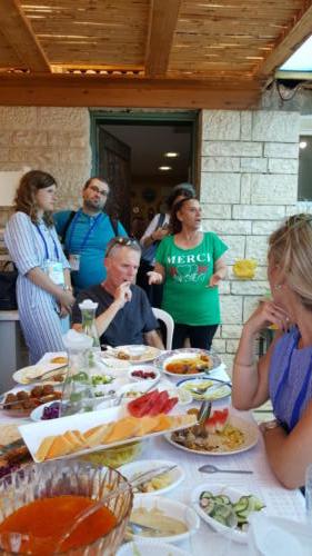 Following lunch prepared by ATID BAMIDBAR women beneficiaries, presentation